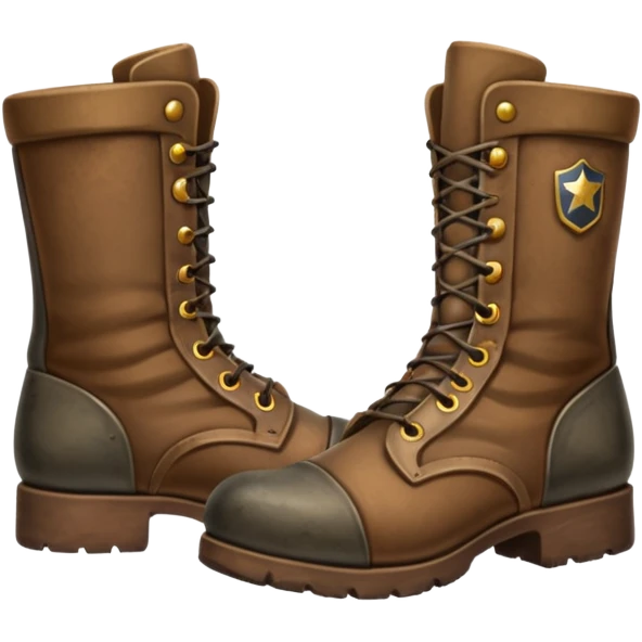 солдатские ботинки  emoji