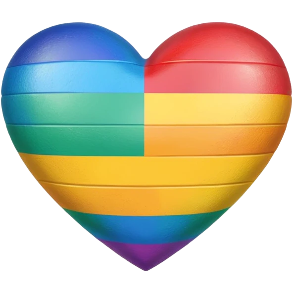 heart with rainbow flag emoji