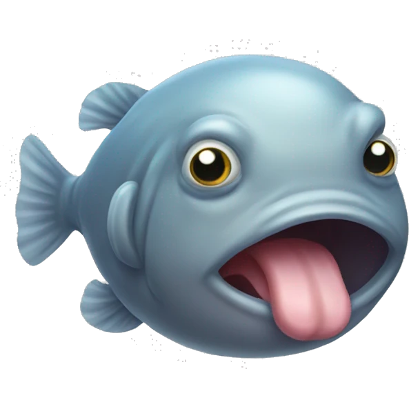 Blob fish emoji