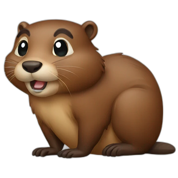 beaver emoji