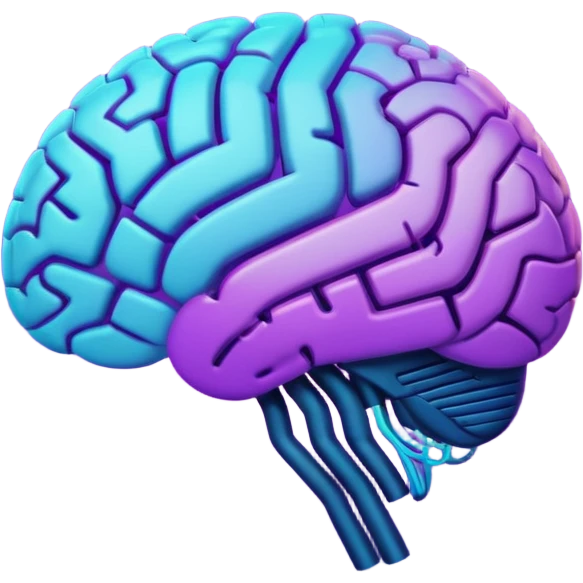 I need an emoji for Slack that ilustrates Artificial Intelligence (AI) si I can flag/tag pull requests and messages that are generated with AI for colleagues to know that they need to pay attention !

Make it animated and as large as possible  emoji