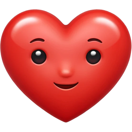 a cute heart emoji
