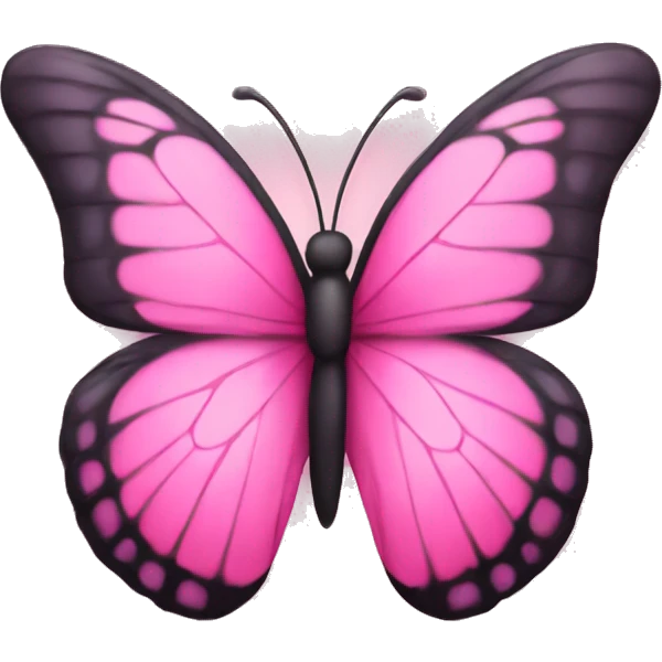 pink butterfly emoji