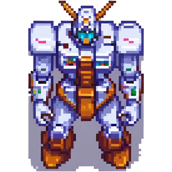 Gundam, no background emoji