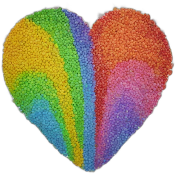 Cœur multicolore emoji