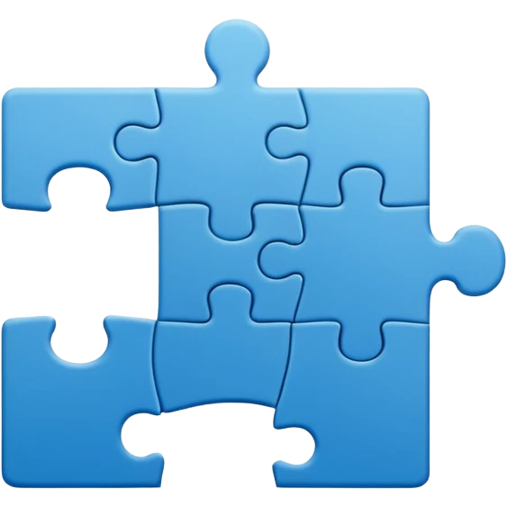 single jigsaw puzzle piece emoji