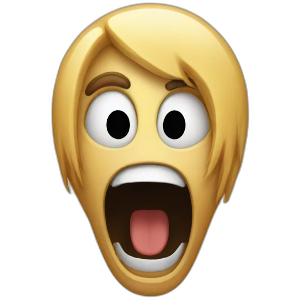 Scream emoji