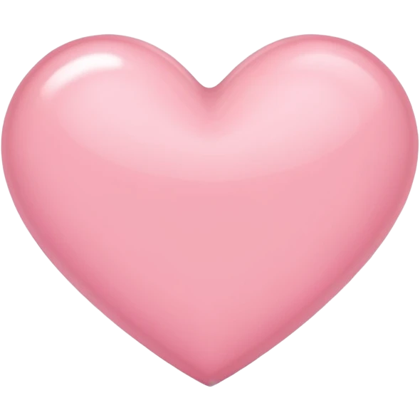 Light pink heart emoji