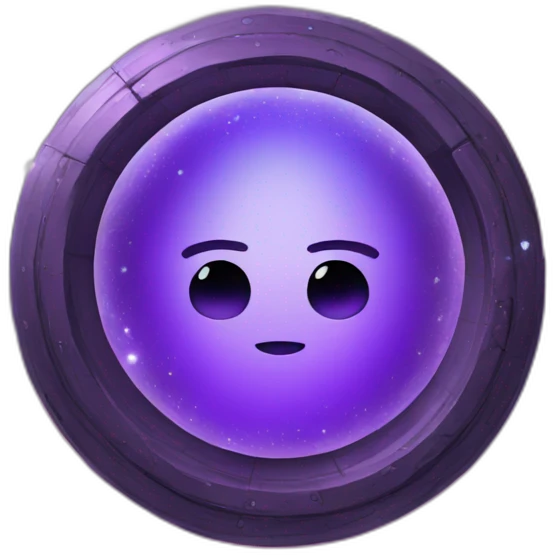 a purple portal to another galaxy emoji
