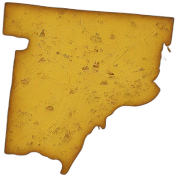 old yellow map emoji