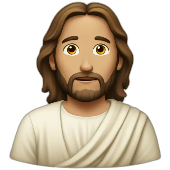 Jesus Christ 21 century emoji