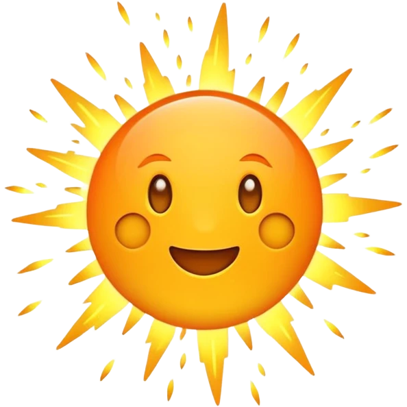 des étincelles lumineuses emoji