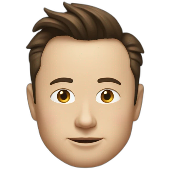Elon musk + 🙄 emoji
