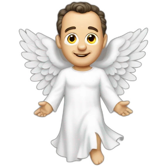 tom hanks as an angel emoji