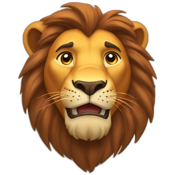 Lion king emoji