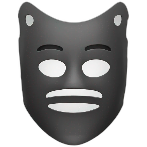 mask with play wallet emoji