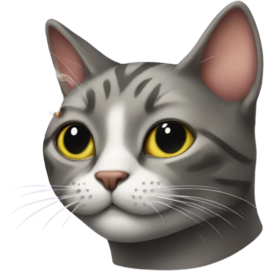 Cat smoking emoji