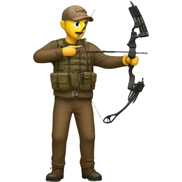 Bow hunting emoji