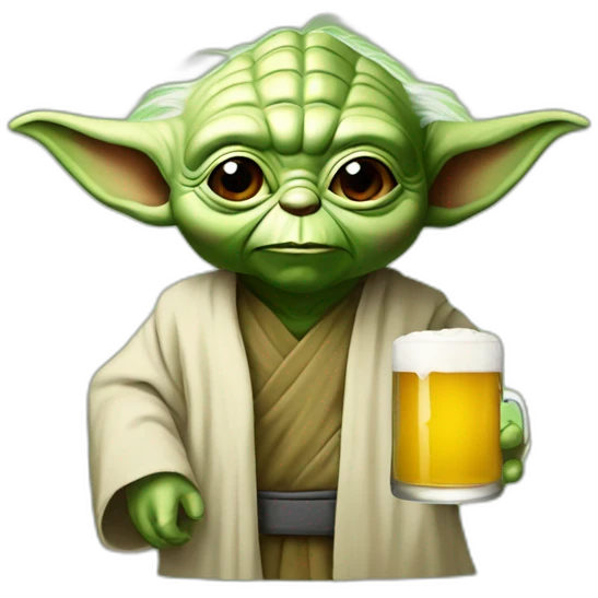 yoda-drink-beer emoji