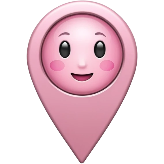 location pin emoji light pink  emoji