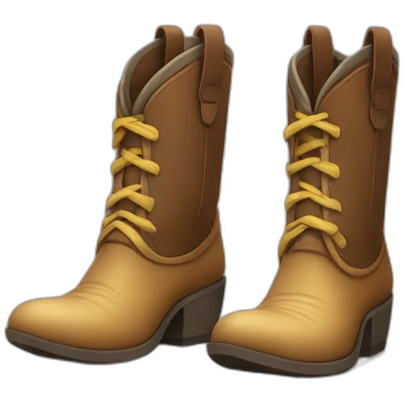 Asian boy wearing huge pointy Mexican boots emoji