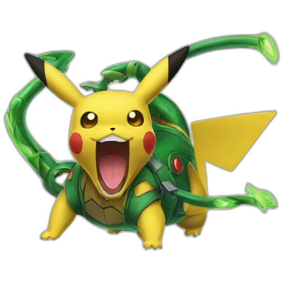 Pikachu+Rayquaza emoji