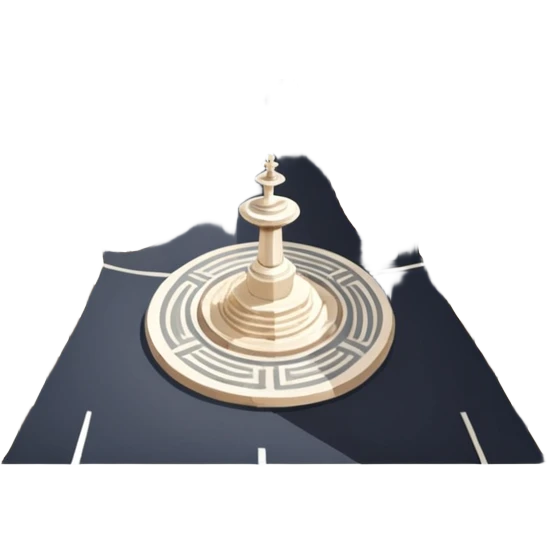 piazza di spagna with barcaccia view from up above
no square style no frame png style 
no squared only building emoji