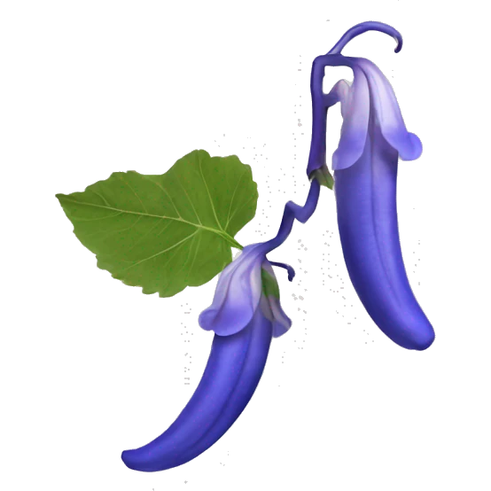 Clitoria ternatea emoji