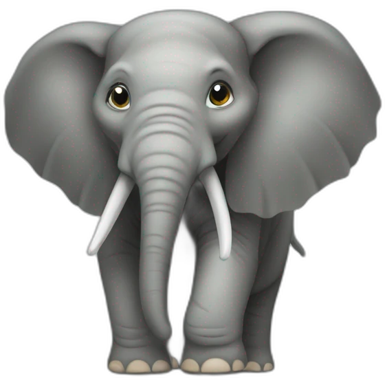 Éléphant qui fumz emoji