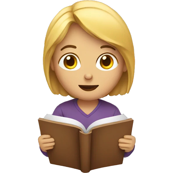person reading emoji