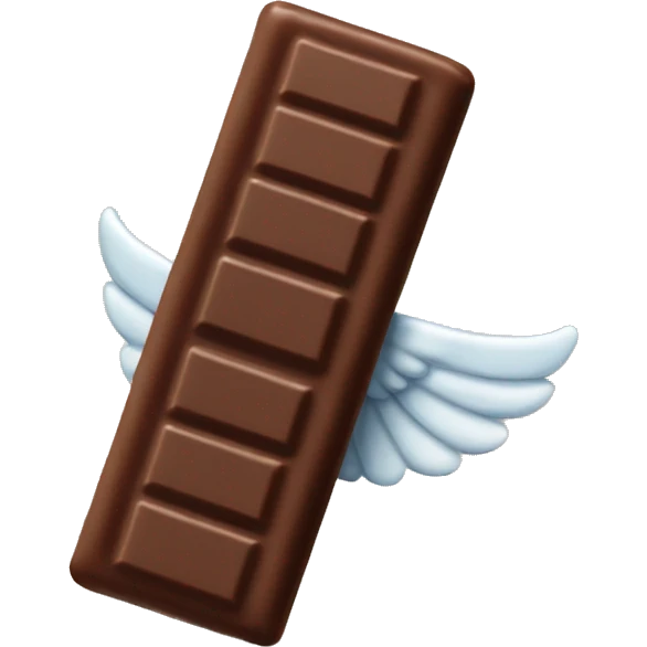 chocolate bar with wings emoji
