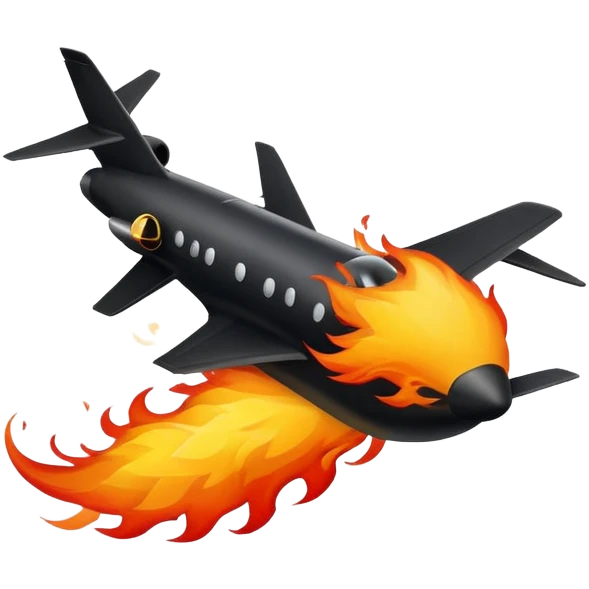 Jet abort mission emoji