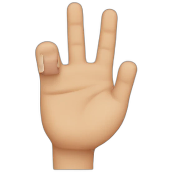 broken finger emoji