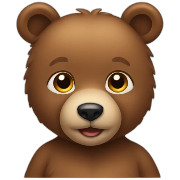 little bear emoji