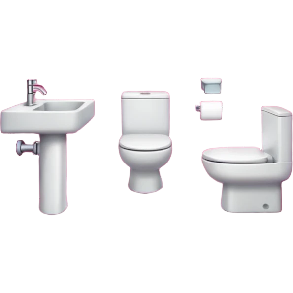 pink bathroom emoji