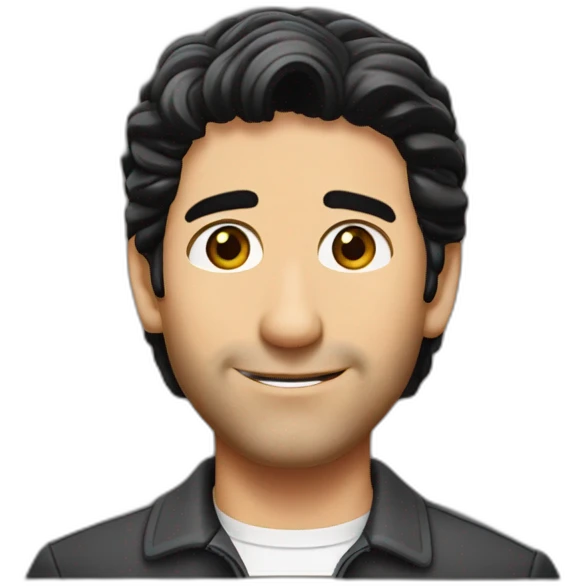 Ross geller from friends tv show emoji