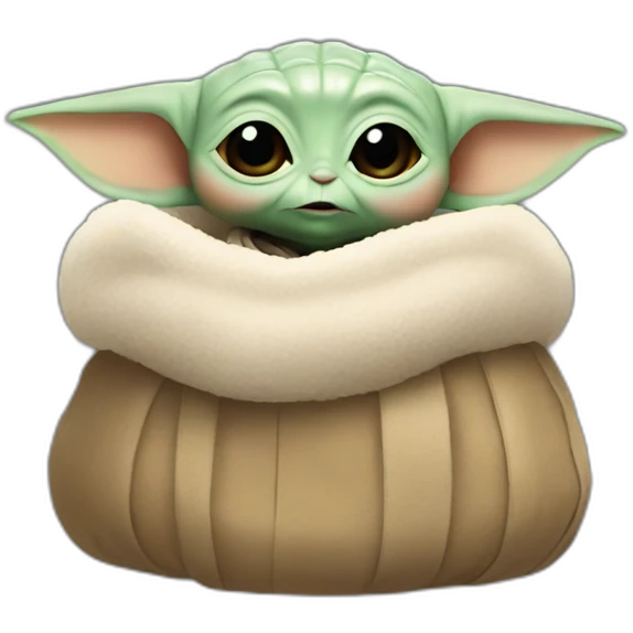 Baby Yoda Chritsmas emoji