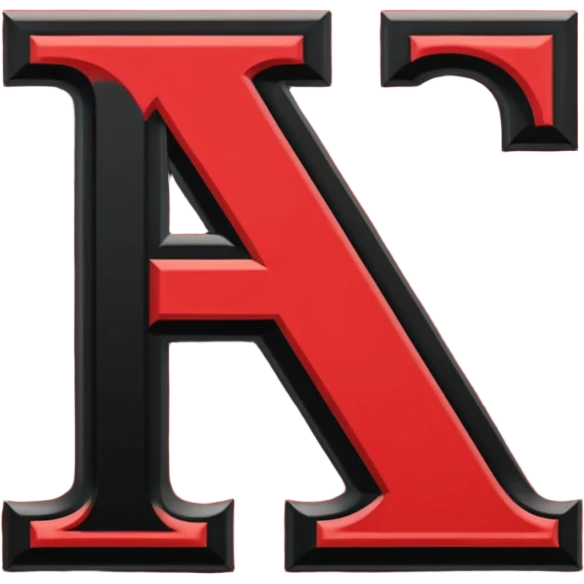 SDSU initials, red and black theme, simple and bold emoji