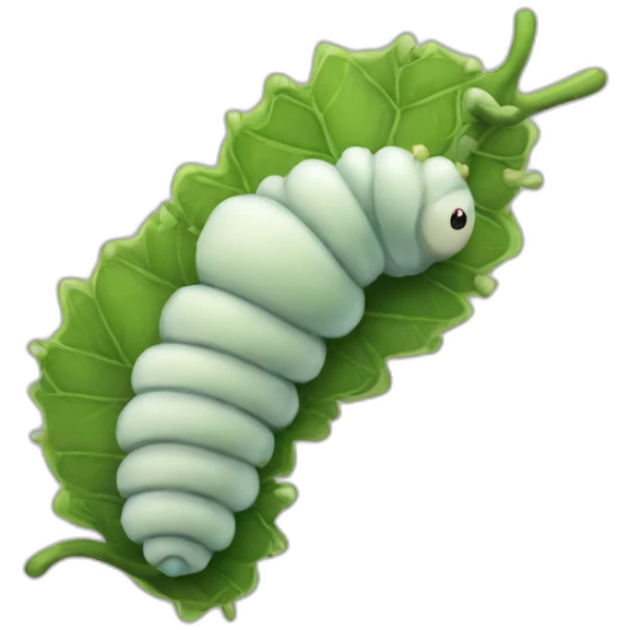 White caterpillars emoji