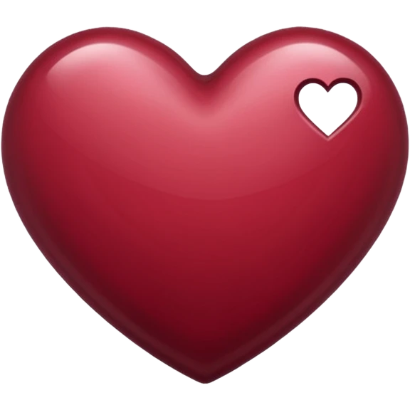 burgundy Valentine’s day emoji