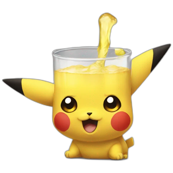 drunk pikachu emoji