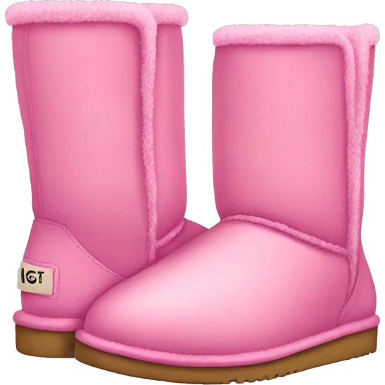 Pink uggs emoji
