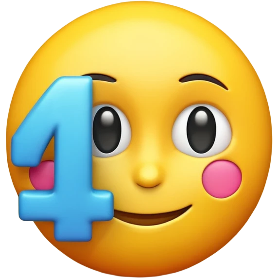 сгенерируй эмодзи с числом 141 на прозрачном фоне emoji