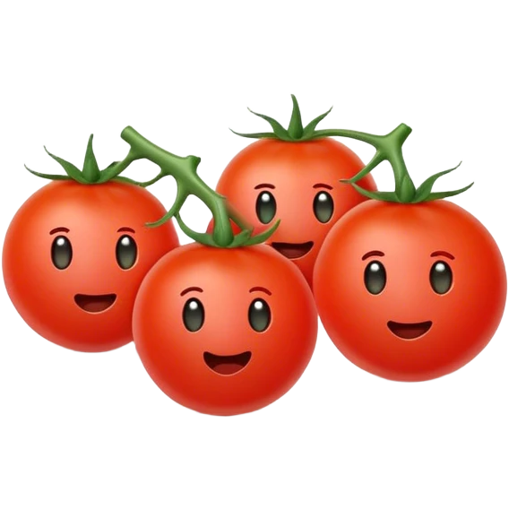 emojis but a cherry tomato emoji