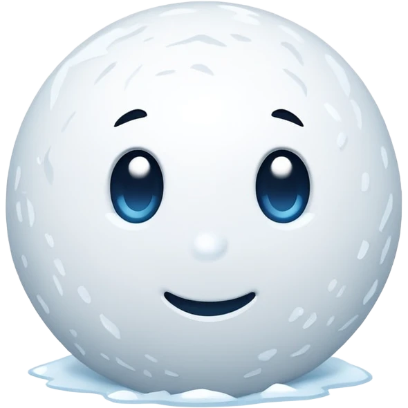 Snowball emoji