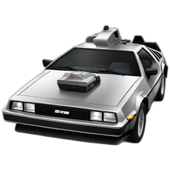 delorean emoji