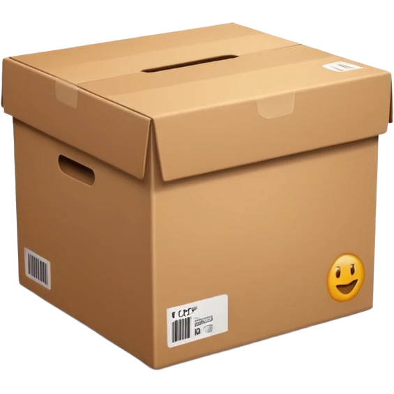 make delivery box  emoji