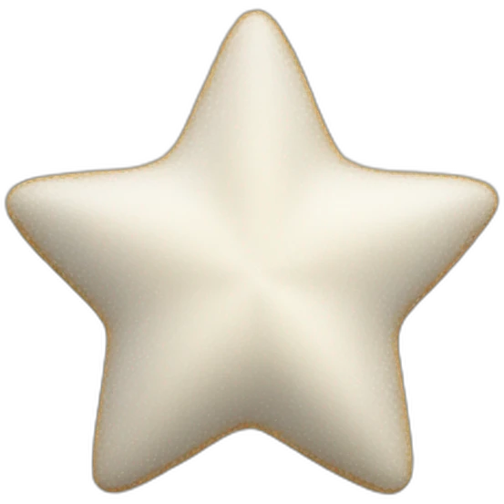 estrela branca emoji