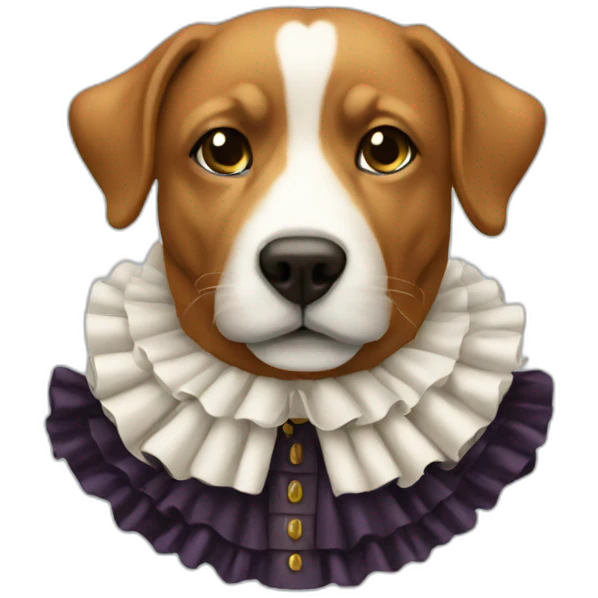 shakespear ruffle collar emoji