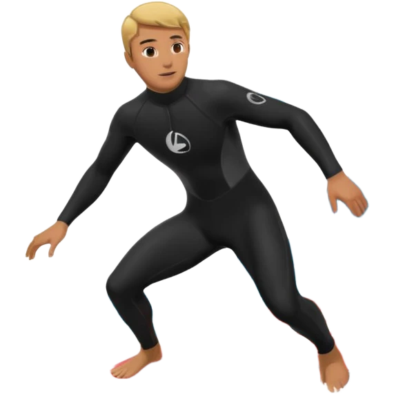 Kiter man con neopreno negro largo en el mar ,haciendo kite surf y un downloop emoji